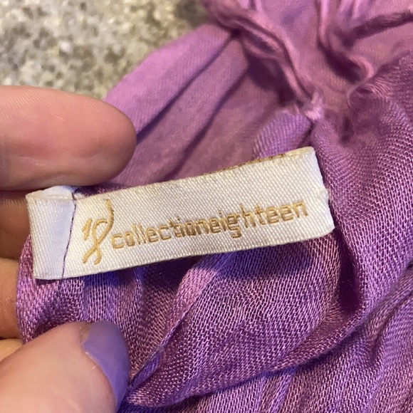 🖐 5 for $15 Large Purple Scarf - Picture 3 of 5